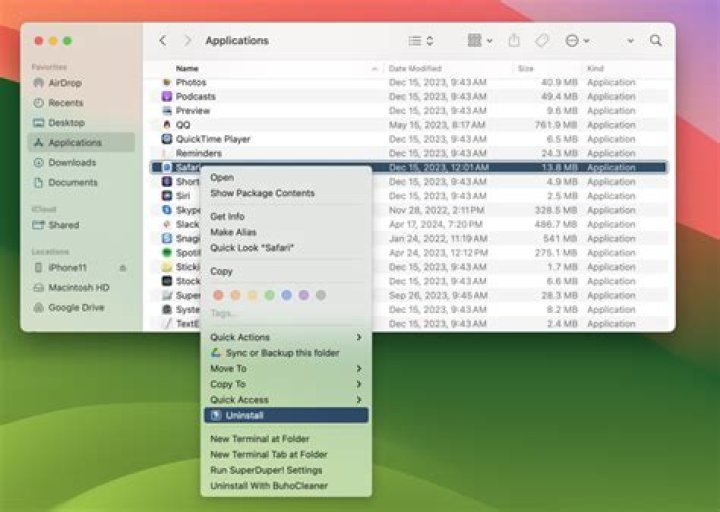 Can I uninstall Safari on my Mac?