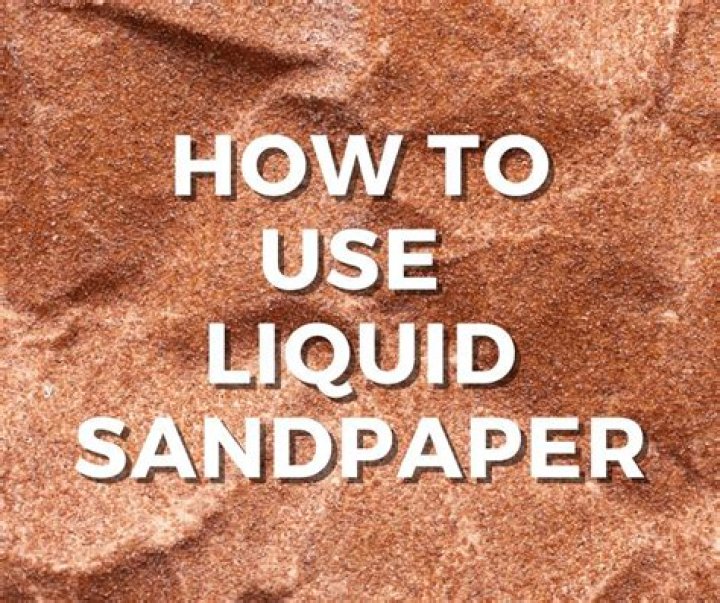 How do you use liquid sandpaper Deglosser?